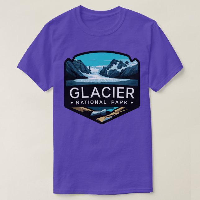 National Park Glacier T-Shirt (Design Front)