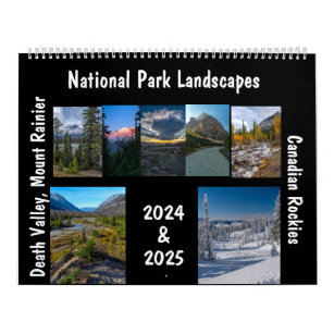 National Park Landscapes 24-Month Calendar