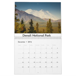 National Park Landscapes Calendar