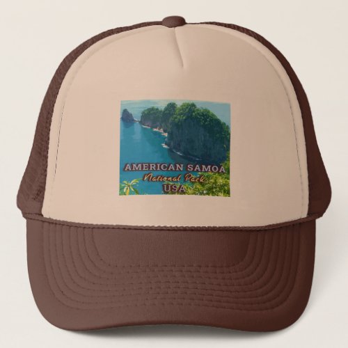 NATIONAL PARK OF AMERICAN SAMOA _ AMERICAN SAMOA TRUCKER HAT