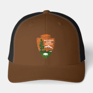 National Park Service Arrowhead Bison Mountain Hat