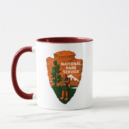 National Park Service Bigfoot On Patrol Funny Mug