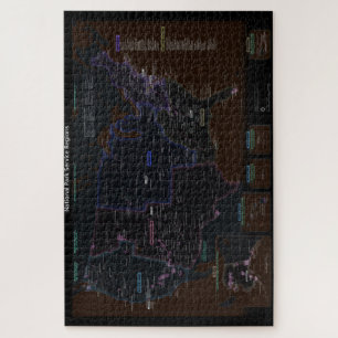 National Park Service Region Map Jigsaw Puzzle