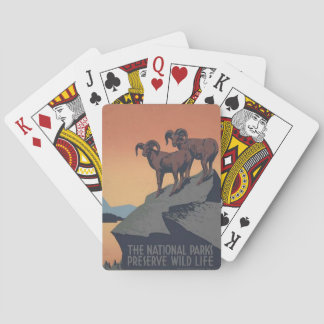 National Park Service Travel Poster Playing Cards