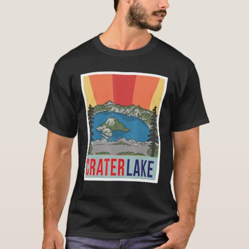 National Park Souvenir Crater Lake Oregon Tourist  T_Shirt