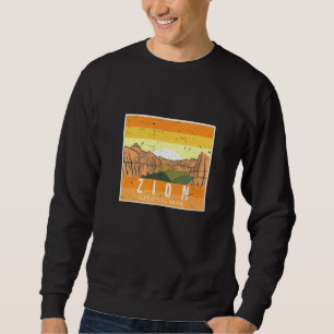 National Park Souvenir Utah Zion Canyon Nature Hik Sweatshirt