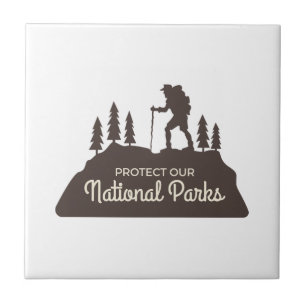 National Parks Ceramic Tile