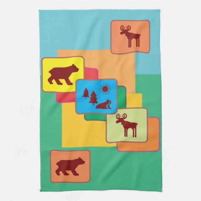 National Parks Kitchen Towel (Vertical)