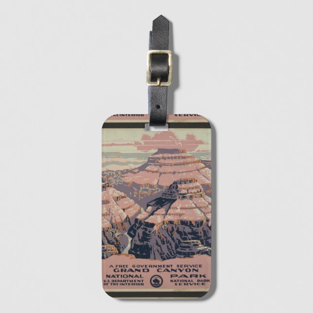 National Parks Luggage Tag (Front Vertical)