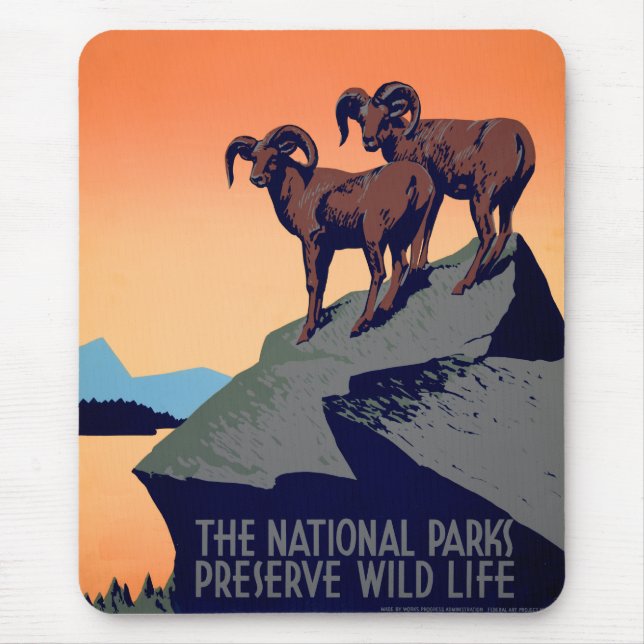 National Parks Mouse Pad (Front)