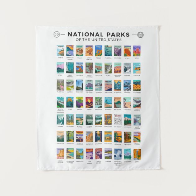 National park tapestry outlet