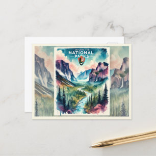 National Parks Postcard