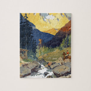 National Parks Travel by Train Jigsaw Puzzle