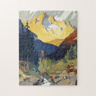 National Parks Travel by Train Jigsaw Puzzle