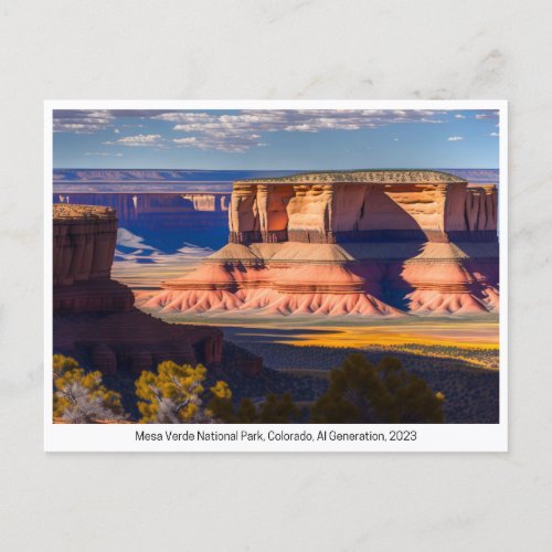 National Parks USA Postcard for Postcrossing