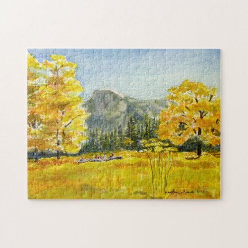 NATIONAL PARKS YOSEMITES HALF DOME MEADOW JIGSAW PUZZLE