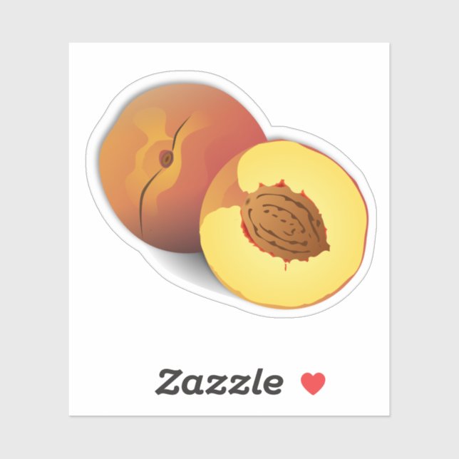 National Peach Month Sticker (Sheet)