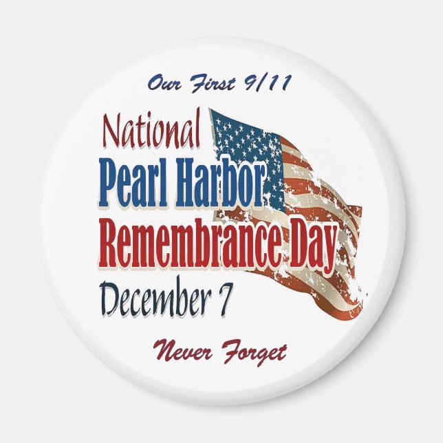 National Pearl Harbor Day Magnet (Front)