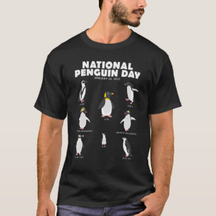 National Penguin Day 2023 for Cute Penguin Animal T-Shirt