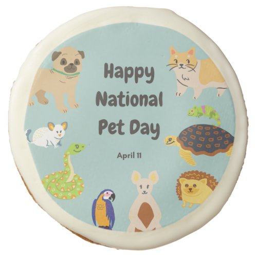 National Pet Day April 11 Sugar Cookie