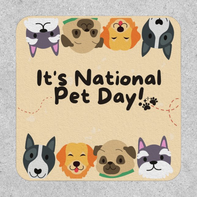 National Pet Day Patch (Front)