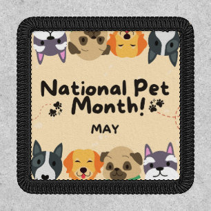 National Pet Month Patch