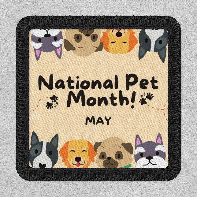 National Pet Month Patch (Front)