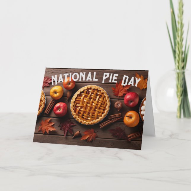 National Pie Day Card (Front)