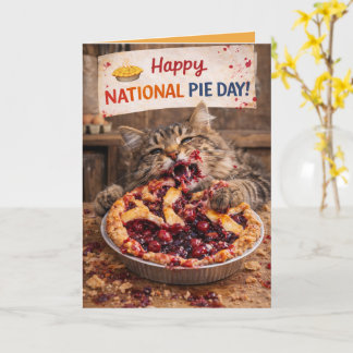 National Pie Day Card, Only Have Pies For You Card