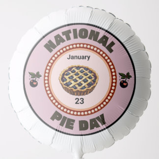 National Pie Day Cherry Pie Balloon