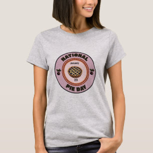 National Pie Day Cherry Pie T-Shirt