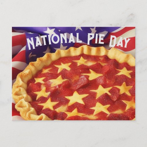 National Pie Day Postcard