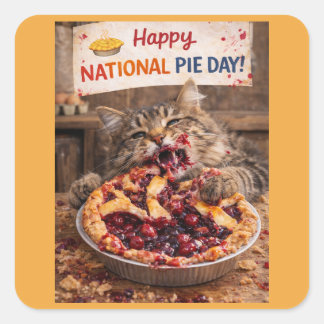 National Pie Day Stickers