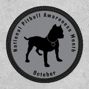 National Pitbull Awareness Month Patch