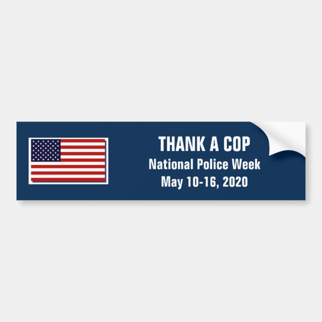 National Police Week 2020 Bumper Sticker (Front)
