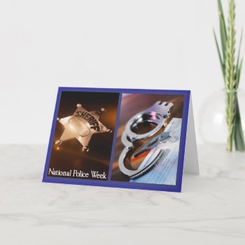 National Police Week Greeting Card by mannybell at Zazzle