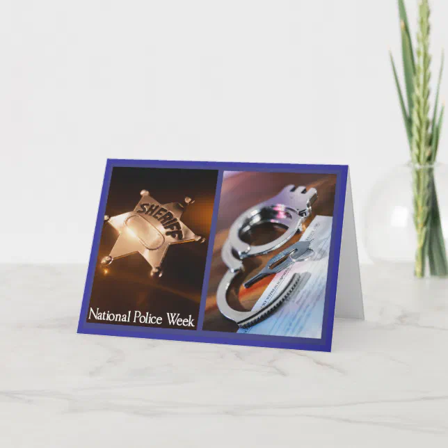 National Police Week Greeting Card | Zazzle