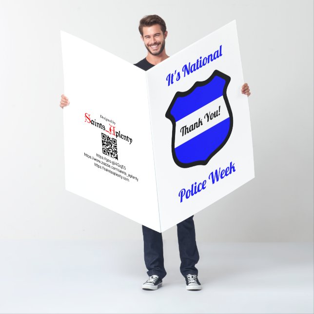 National Police Week Thank You Card (In Situ)