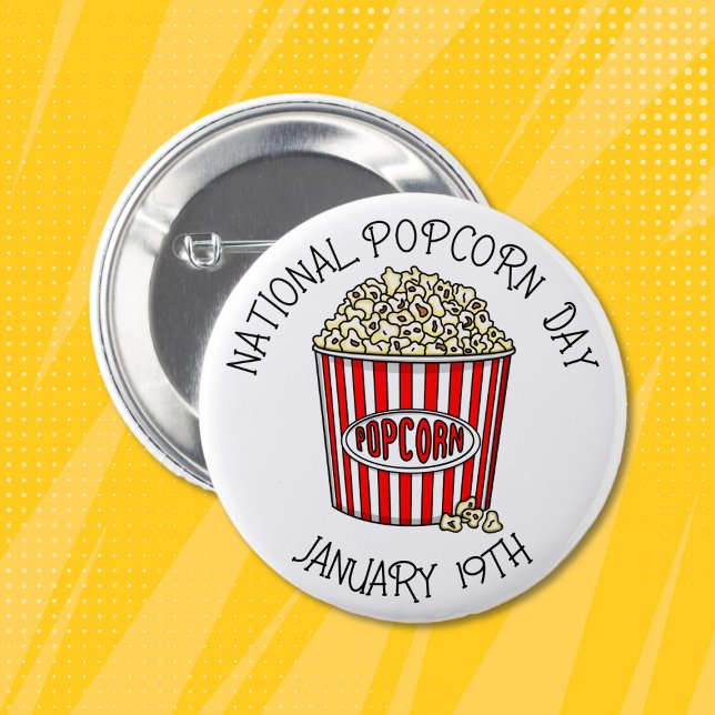 National Popcorn Day January 19th Button (Creator Uploaded)
