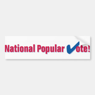 National Popular Vote Bumper Sticker