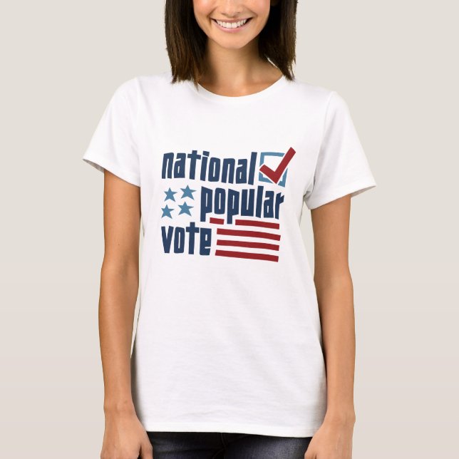 National Popular Vote Flag Shirt (Front)