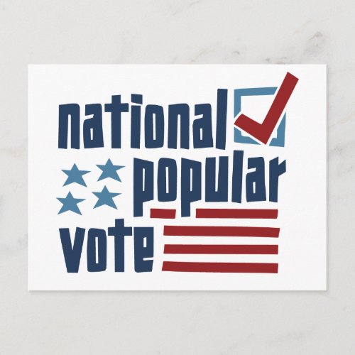 National Popular Vote Postcard