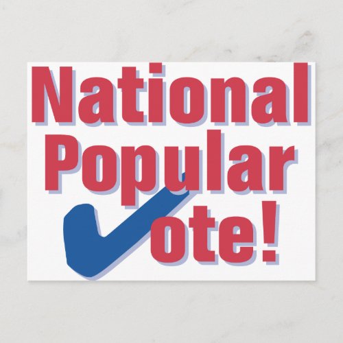 National Popular Vote Postcard _ Classic Logo