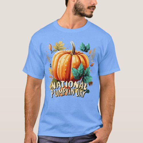 National Pumpkin Day October T_Shirt