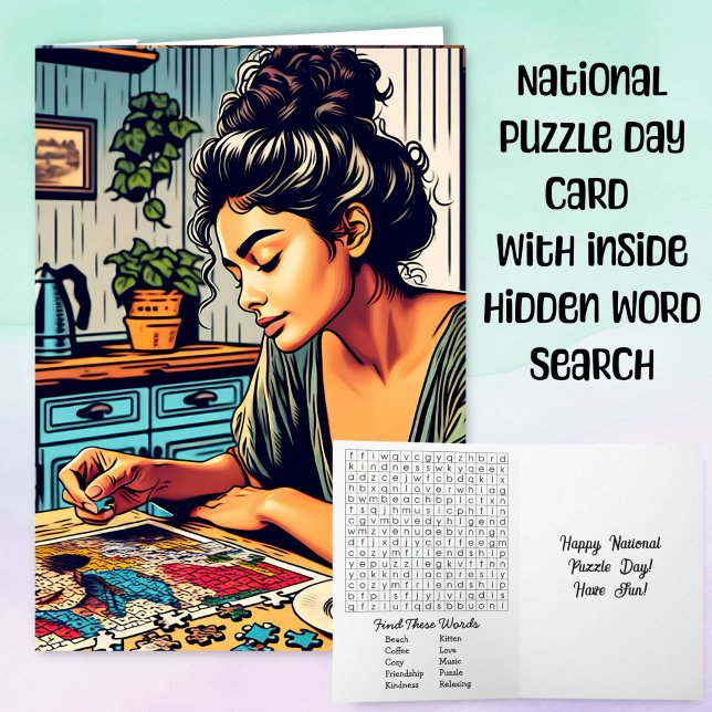 National Puzzle Day is January 29th  Card (Creator Uploaded)
