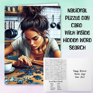 National Puzzle Day is January 29th  Card