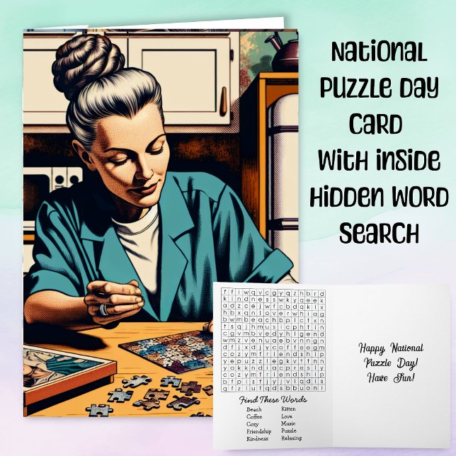 National Puzzle Day is January 29th  Card (Creator Uploaded)