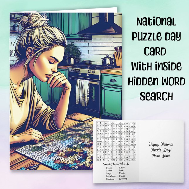 National Puzzle Day is January 29th  Card (Creator Uploaded)