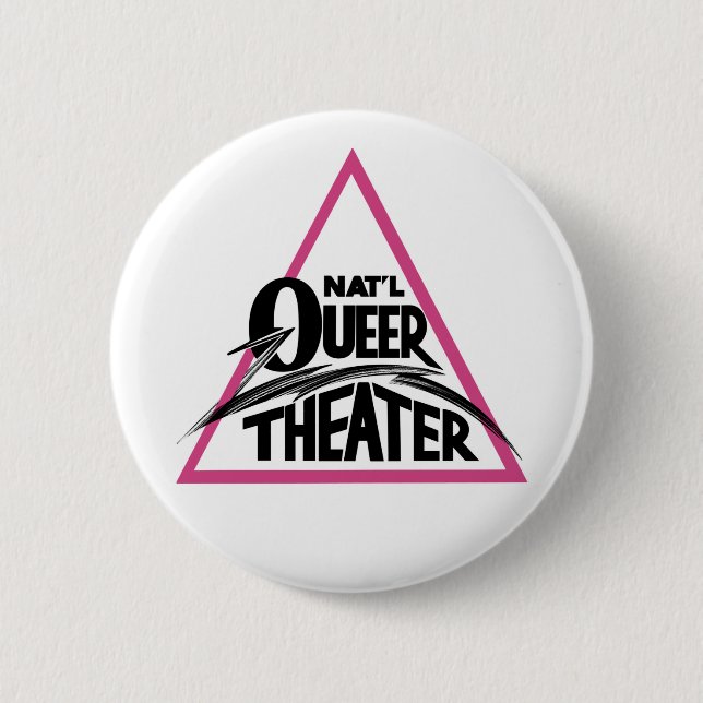 National Queer Theater Logo Button (Front)
