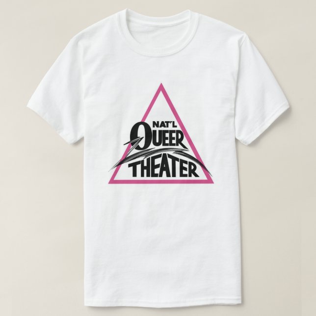 National Queer Theater Logo T-Shirt Masc (Design Front)